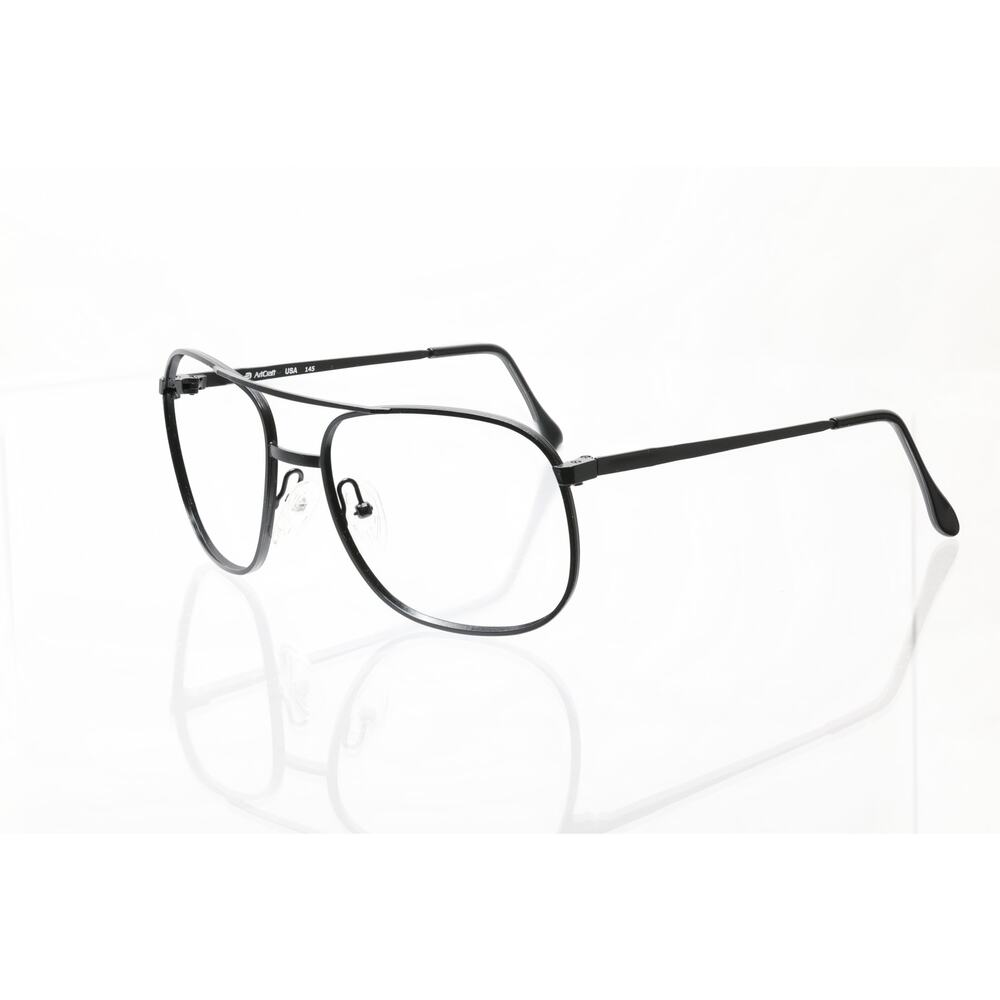 ArtCraft USA OP Black Aviator 58-18-145mm Eyeglasses FRAMES ONLY - VERY GOOD